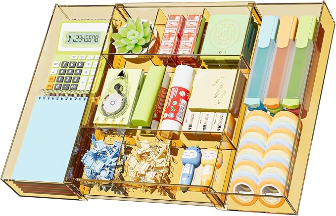 Marbrasse Expandable Desk Drawer Organizer, Desk Organizers and Accessories by Marbrasse