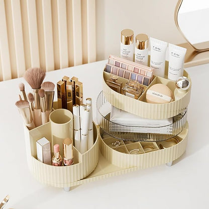 Ivory Rotating Vanity Organizer - Image 2