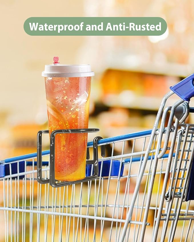 Kevenal Shopping Cart Cup Holder, Hanging Cup Holder - Image 6