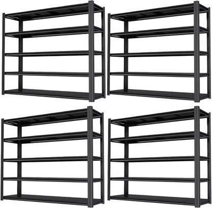 84" H Garage Shelving Heavy Duty Storage Shelves 5000 LBS Adjustable Metal by LIJIUHOME
