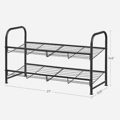 SONGMICS Shoe Rack, 2 Tier Shoe Organizer - Image 5