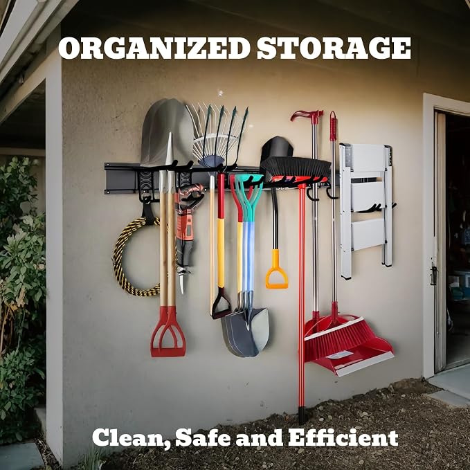 SEDY 64" Heavy Duty Garage Storage Tool Organizer Wall Mount - Image 2
