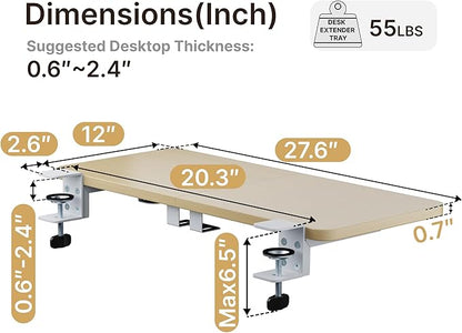 Desk Extender Tray, Desk Extension - Image 6