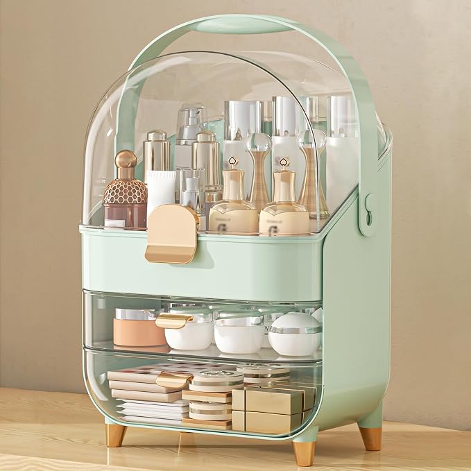 Makeup Organizer Countertop, Skincare Holder Bathroom Counter Organizer by Anylady