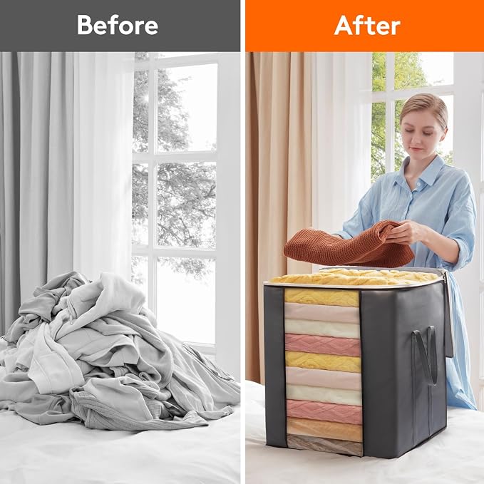 Lifewit Extra Large Blanket Comforter Storage Bags - Image 6