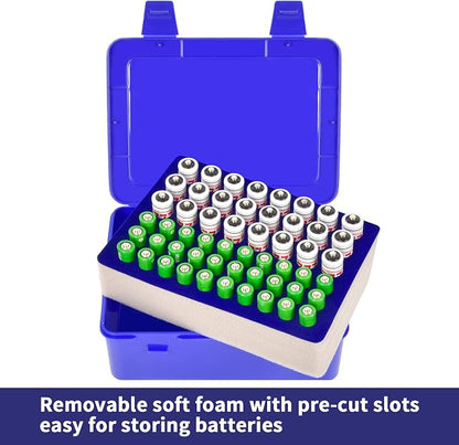 FULLCASE Battery Storage Organizer Holder Holds 54 AA AAA Batteries, Box Cases - Image 5