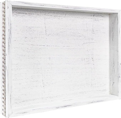 Wooden Decorative Tray, Rectangular Serving Tray by CEDARLUX