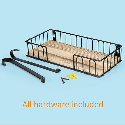TJ.MOREE Ironing Board Hanger Metal Wall Mount Iron and Ironing Board Holder - Image 7