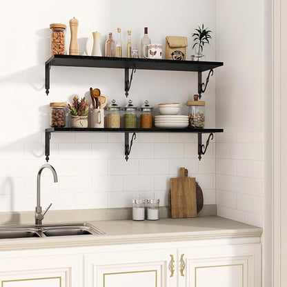 Fun Memories 40 Inch Floating Shelves Wall Mounted, 12 Inch Deep Wall Shelves - Image 5