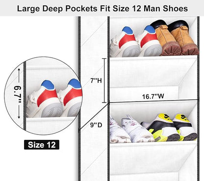 SLEEPING LAMB Over The Door Shoe Organizer - Image 3
