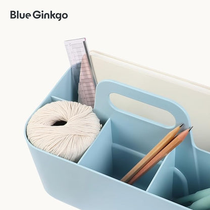BLUE GINKGO Stackable Organizer Caddy – Korean-Made Portable Tote - Image 7