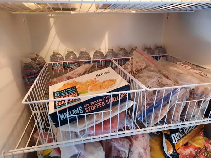 Upright Freezer Organizer Bins， Freezer Baskets - Image 5
