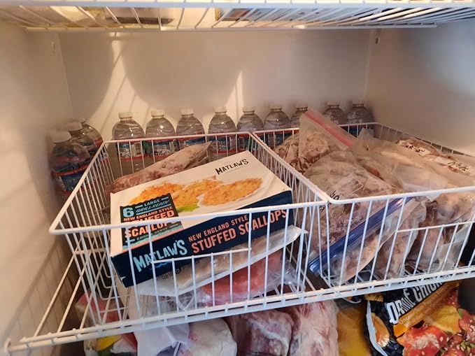 Npro 4 Pack Upright Freezer Organizer Bins - Image 8