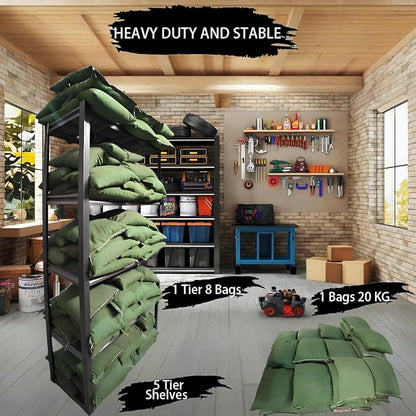 Industrial Storage Rack, Heavy-Duty Steel Shelving Unit - Image 7