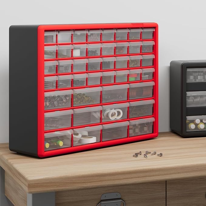 Akro-Mils 44-Drawer Plastic Drawer Storage Cabinet - Image 10