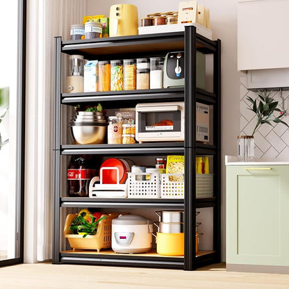 6 Pack Garage Shelving Heavy Duty Storage Shelves, Metal Adjustable Shelving - Image 2