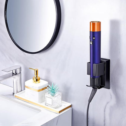 Hair Straightener Holder Wall Mounted Blow Dryer Holder, Blow Dryer and Curling - Image 8