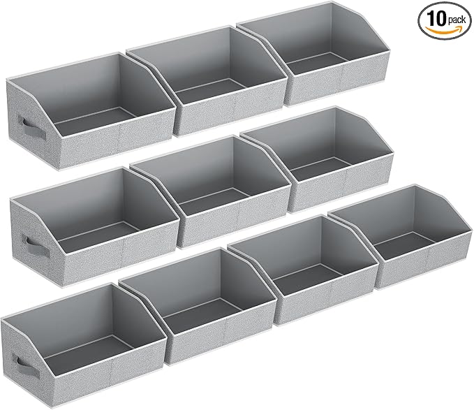 Homsorout Closet Baskets for Shelves Trapezoid by Homsorout