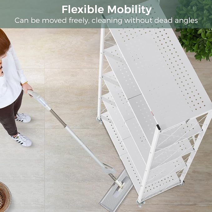 DEANIC 5 Tier Foldable Storage Shelves - Image 9