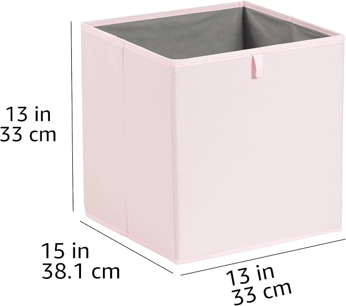 Amazon Basics Cube Organizer Bins, Collapsible Storage Baskets - Image 5