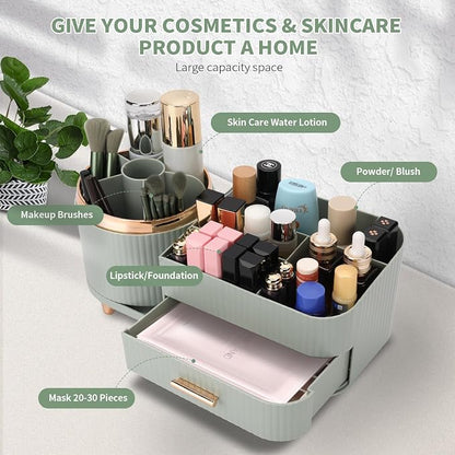 Makeup Organizer for Vanity, Cosmetic Display Case - Image 4