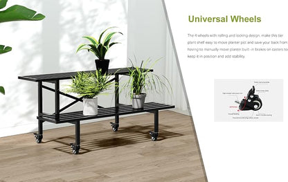 Zhongma 2 Tier Sturdy Metal Plant Stand - Image 4
