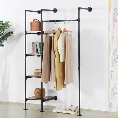 Industrial Pipe Clothing Rack - Image 3
