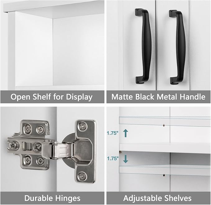 Over The Toilet Storage Cabinet, Over Toilet Bathroom Organizer - Image 3