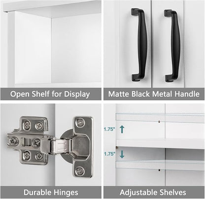 Over The Toilet Storage Cabinet, Over Toilet Bathroom Organizer - Image 3