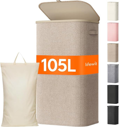 Lifewit 105L Large Laundry Basket by Lifewit
