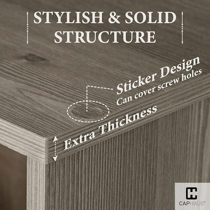 CAPHAUS Sturdy Room 11-Inch Cube Storage Organizer Shelf, - Image 4