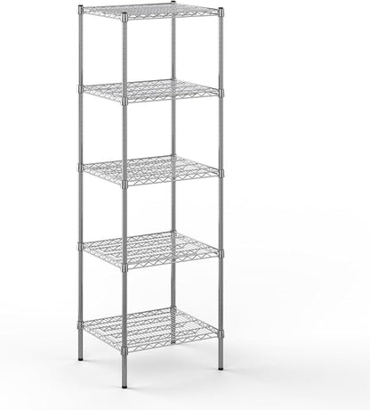 21" Deep x 24" Wide x 74" Height Wire Shelving Kit | 5-Tier | NSF Commercial by Regal+Altair