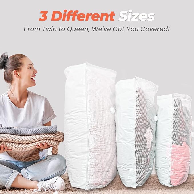 Vacbird 18 Pack Vacuum Storage Bags Set - Image 2