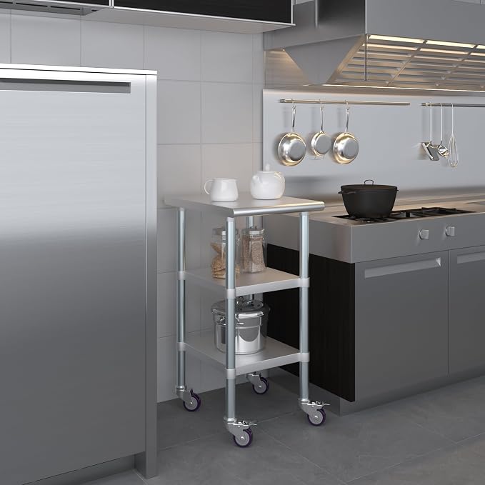 AmGood Stainless Steel Work Table - Image 7