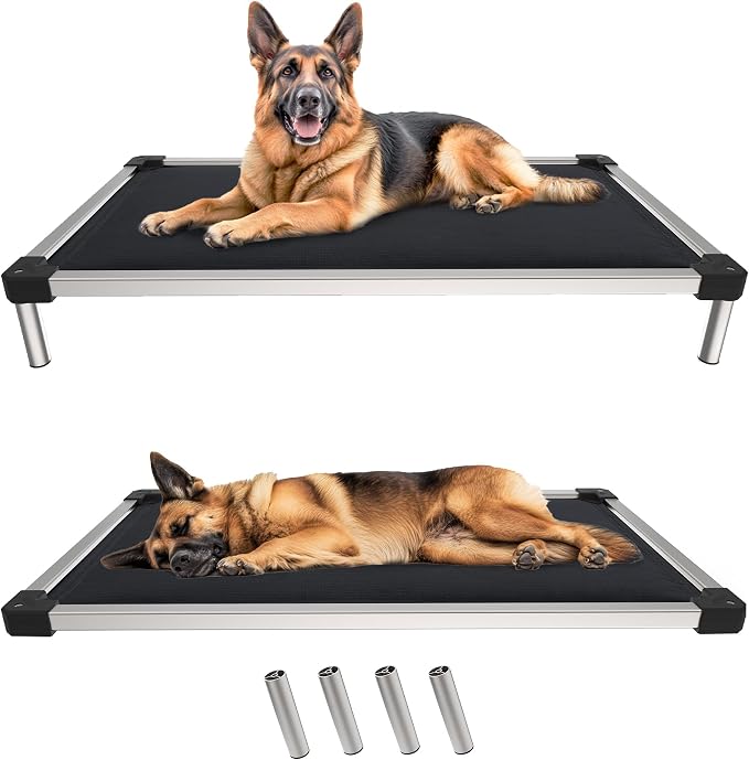 FXW TitanNest Chew-Proof Elevated Dog Bed, Raised Cot by FXW