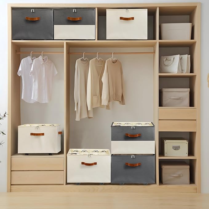 Shoe Organizer for Closet, 2 Pack Shoe Storage Organizer - Image 5