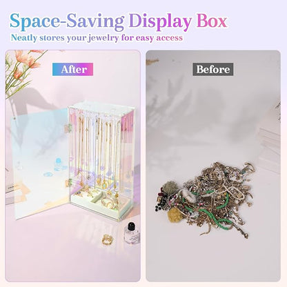 Cirhy Iridescent Necklace Holder Organizer - Image 5