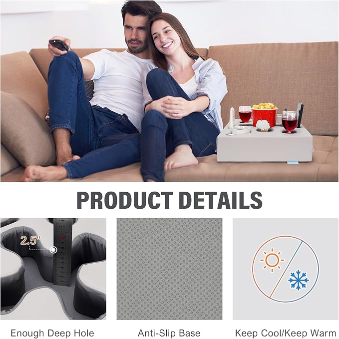 Couch Cup Holder Pillow-Sofa Cup Holder - Image 3