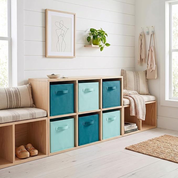 ShellKingdom Storage Bins, Foldable Fabric Storage Cubes And Cloth Storage - Image 6