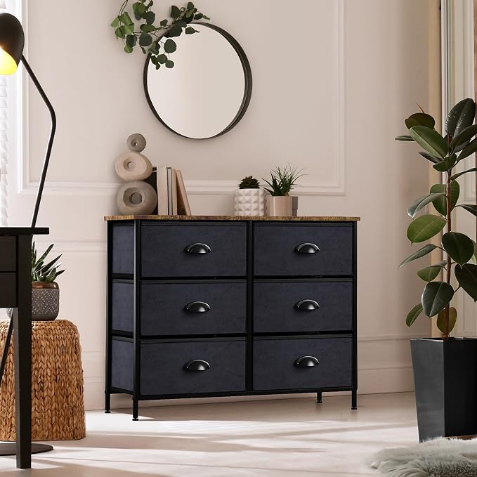 Sorbus Dresser with 6 Fabric Drawers - Image 7