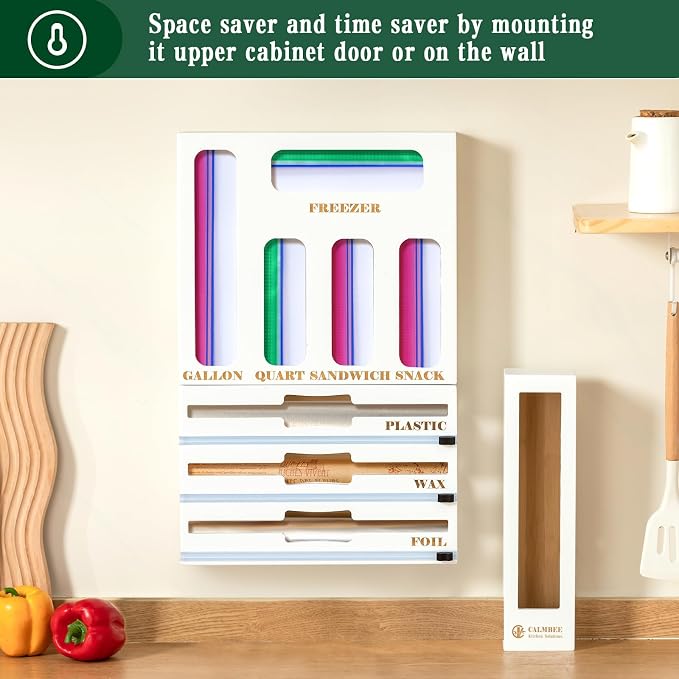 Calmbee 9 in 1 Bamboo Storage Bag Organizer - Image 6