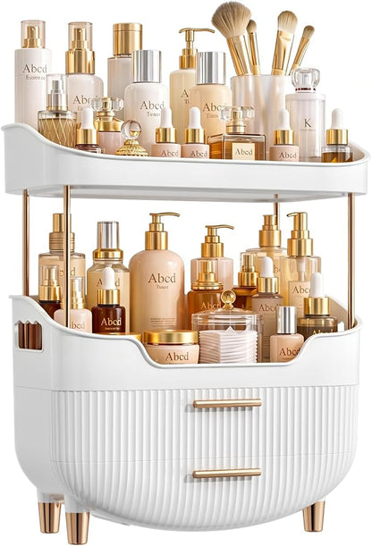 4 Tier Makeup Organizer by shoeboxesanddeskorganizers