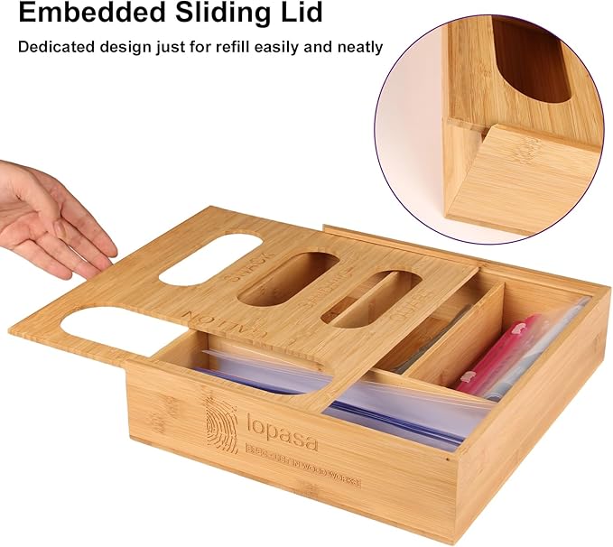 LOPASA Baggie Organizer for Drawer Compatible - Image 5