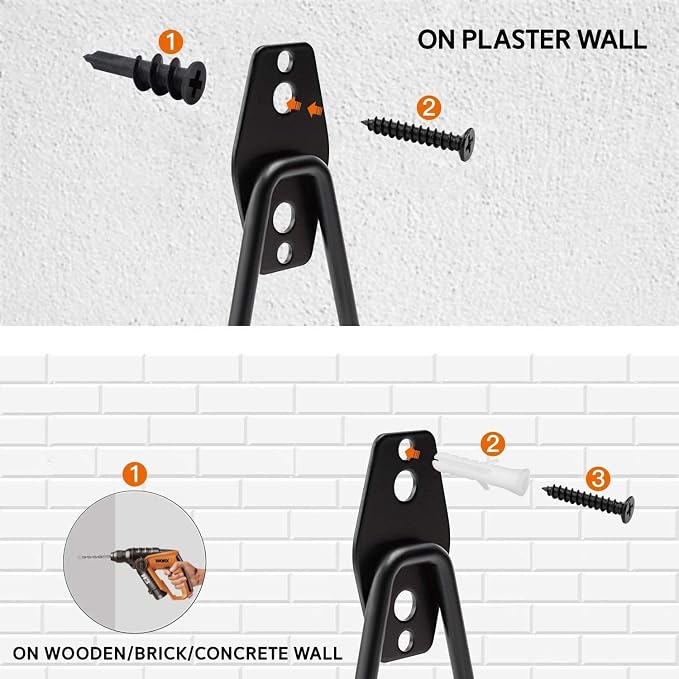 Garage Hooks, 12 Pack Wall Storage Hanger - Image 5