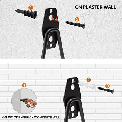 Garage Hooks, 12 Pack Wall Storage Hook Includes 2 Extension Cord Holder - Image 4