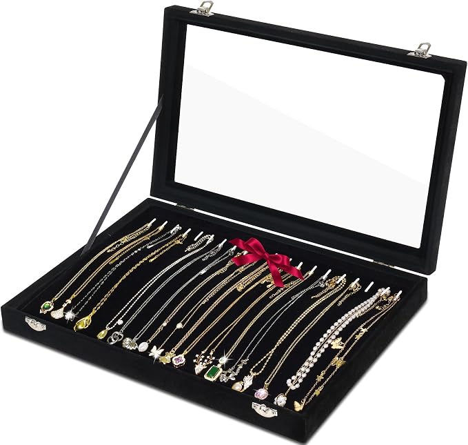 Jenseits Necklace Organizer Box, Tray by Jenseits