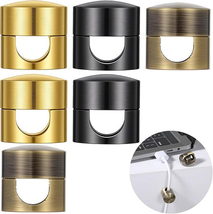 6 Sets Charger Holders for Cords Adjustable Cable Anchor Holders Adhesive Metal - Image 8