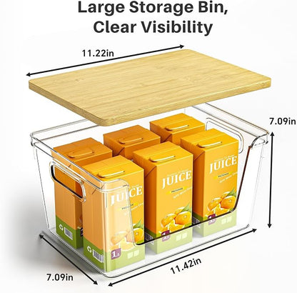 4 Set Pantry Organizer and Stackable Storage Kitchen, Sturdy and Durable - Image 3