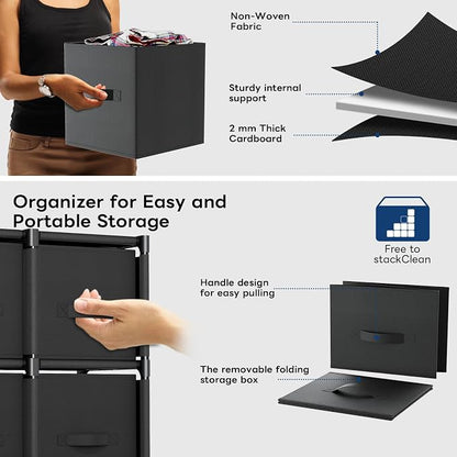 Mavivegue 9 Cube Storage Organizer, Closet Organizers and Storage, Cube Storage - Image 3