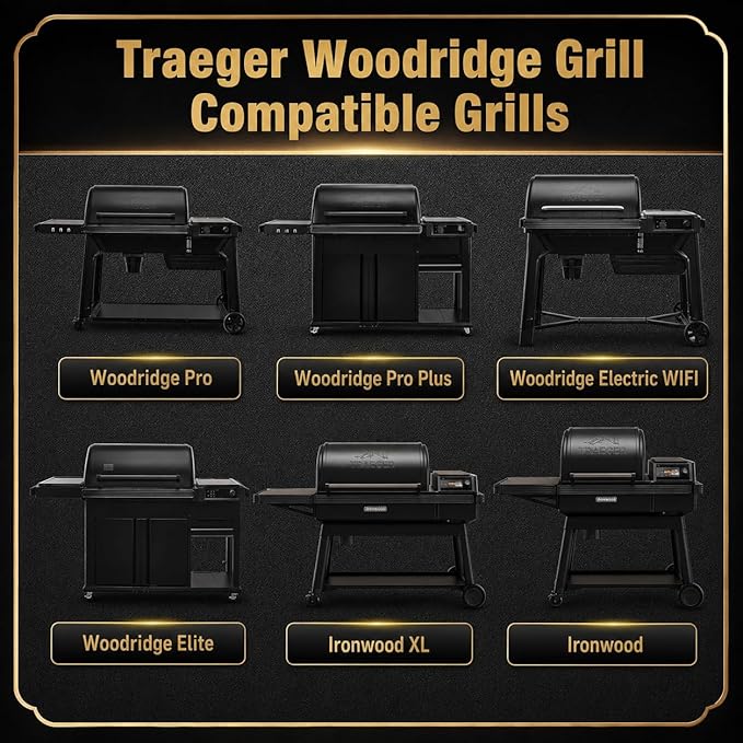 QuliMetal Foldable Side Shelf for Traeger Woodridge, Woodridge Pro and - Image 3